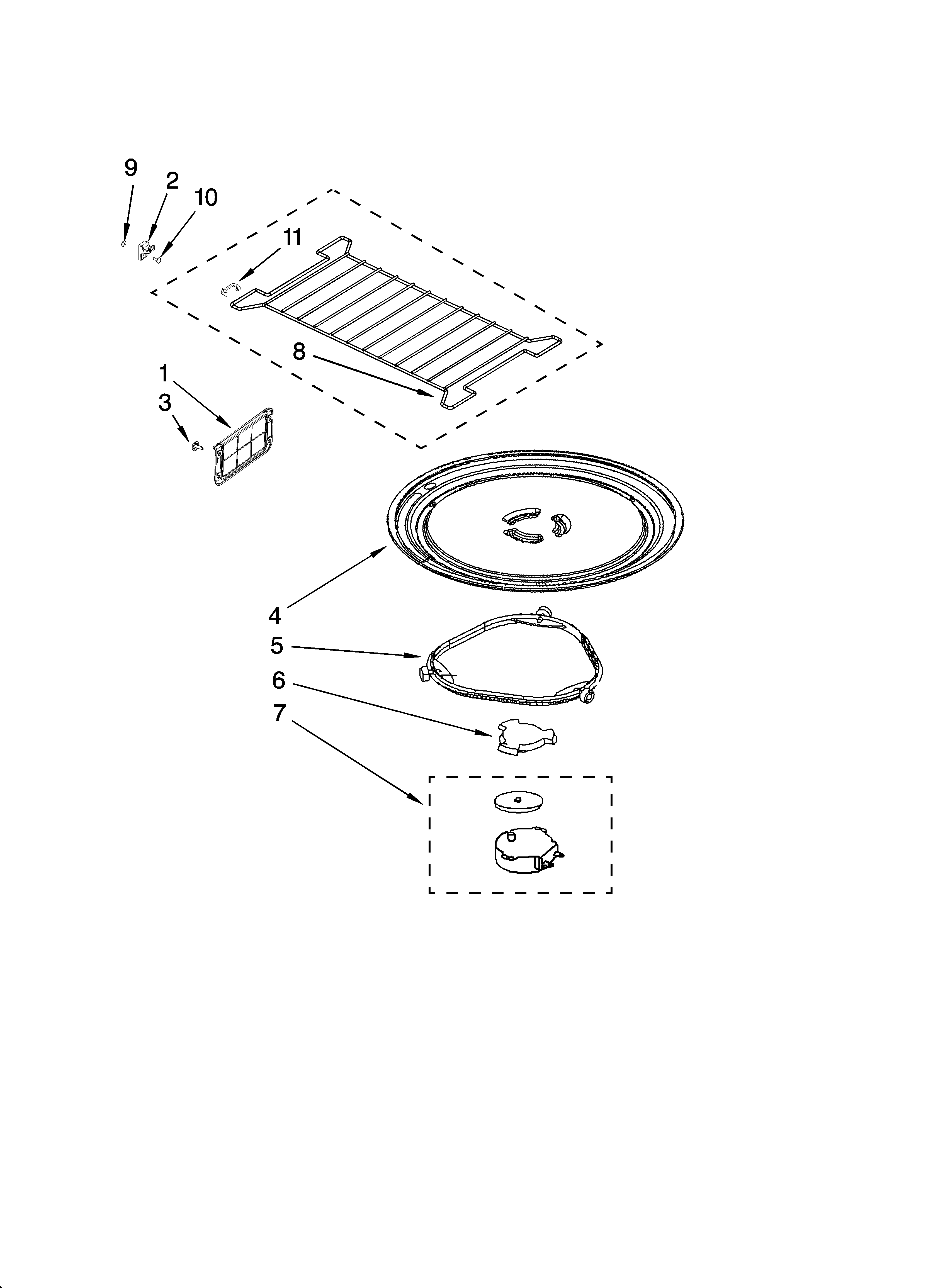 Turntable parts