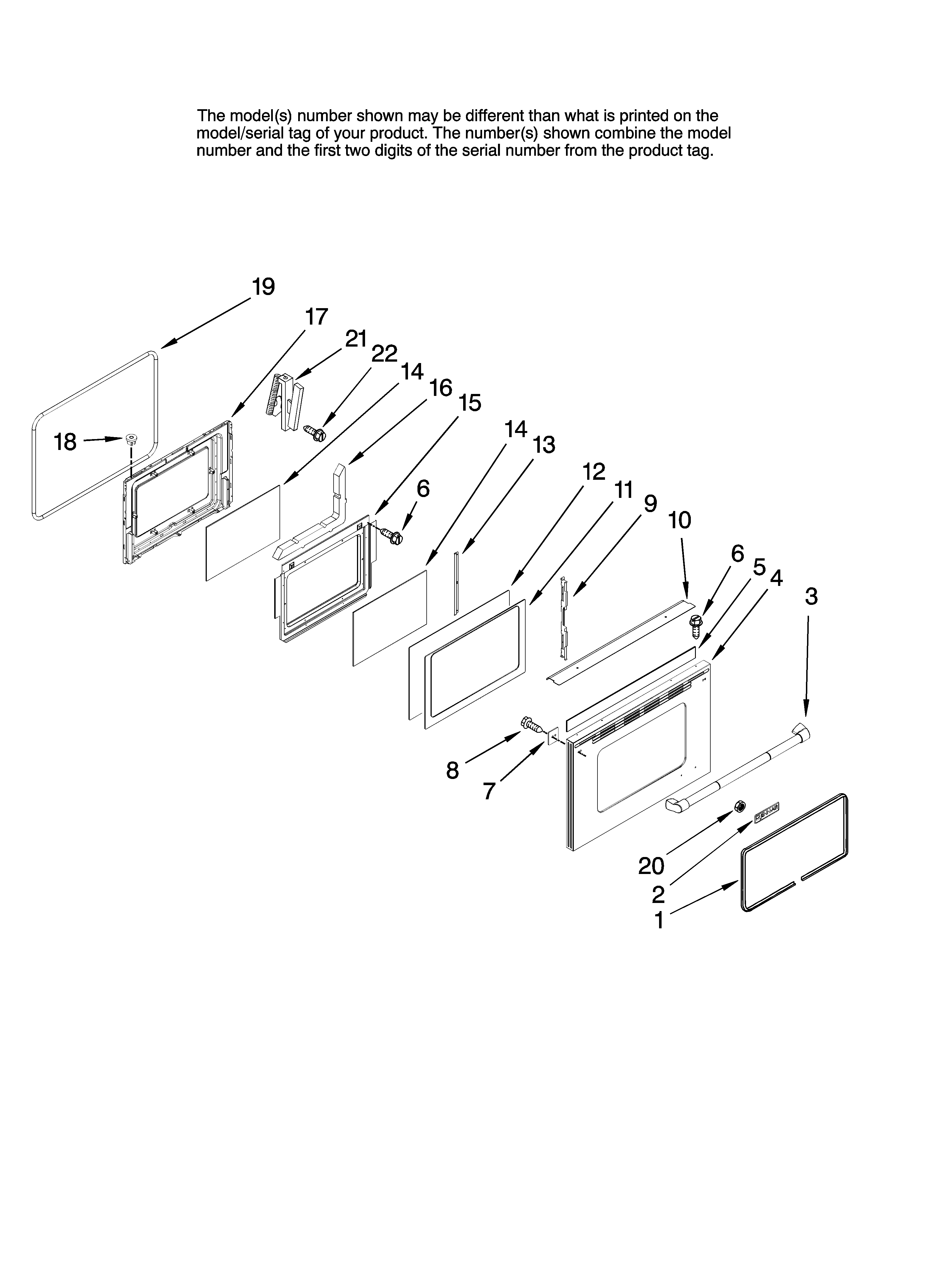 Lower door parts