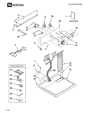 Top and console parts