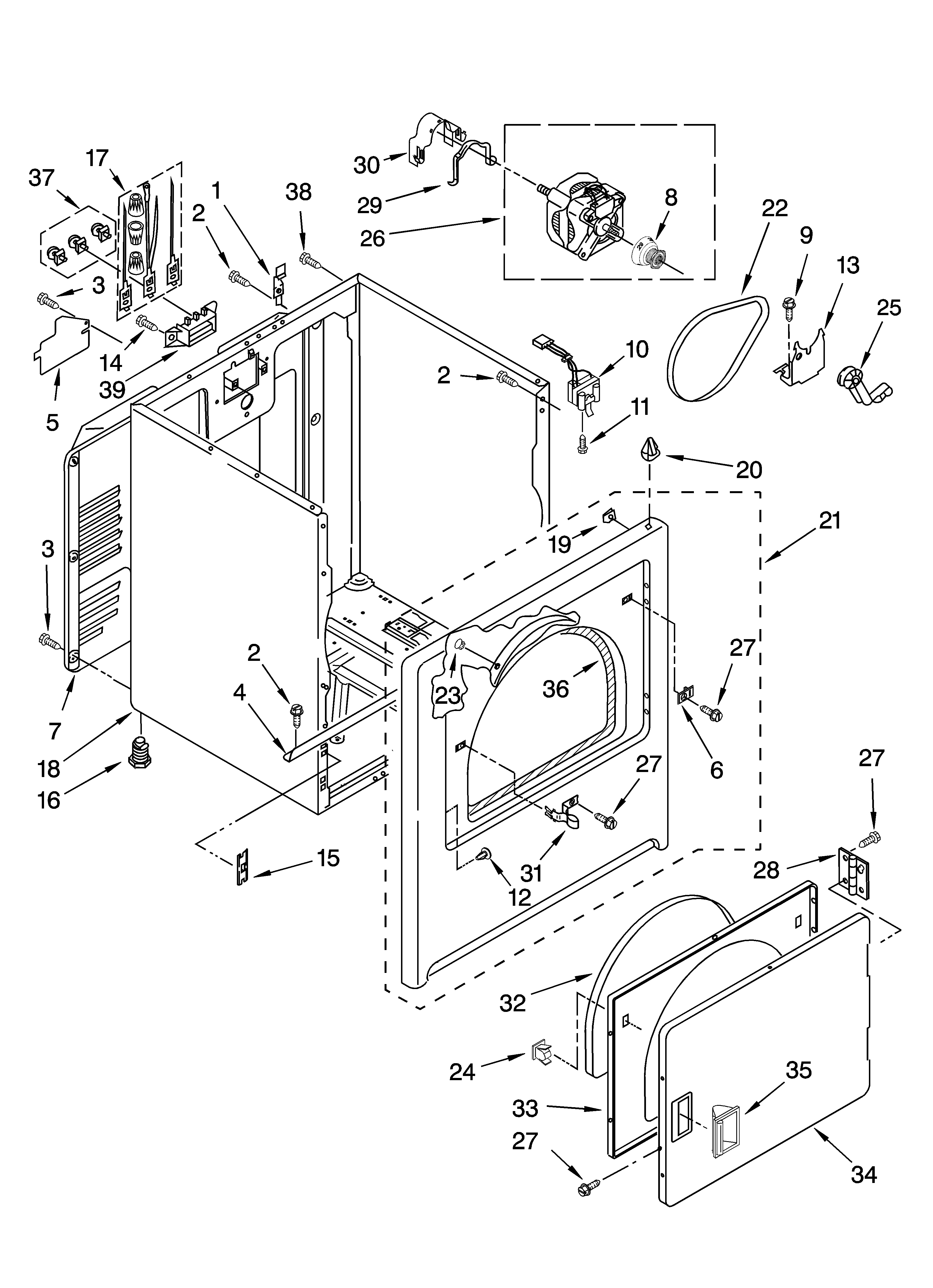 CABINET PARTS