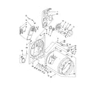 Maytag MED5570TQ0 bulkhead parts, optional parts (not included) diagram