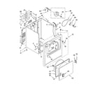 Maytag MED5700TQ1 cabinet parts diagram