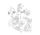 Maytag MED5700TQ1 bulkhead parts, optional parts (not included) diagram