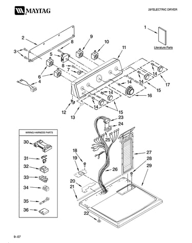 Top and console parts
