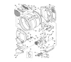 Maytag MED5801TW0 bulkhead parts, optional parts (not included) diagram
