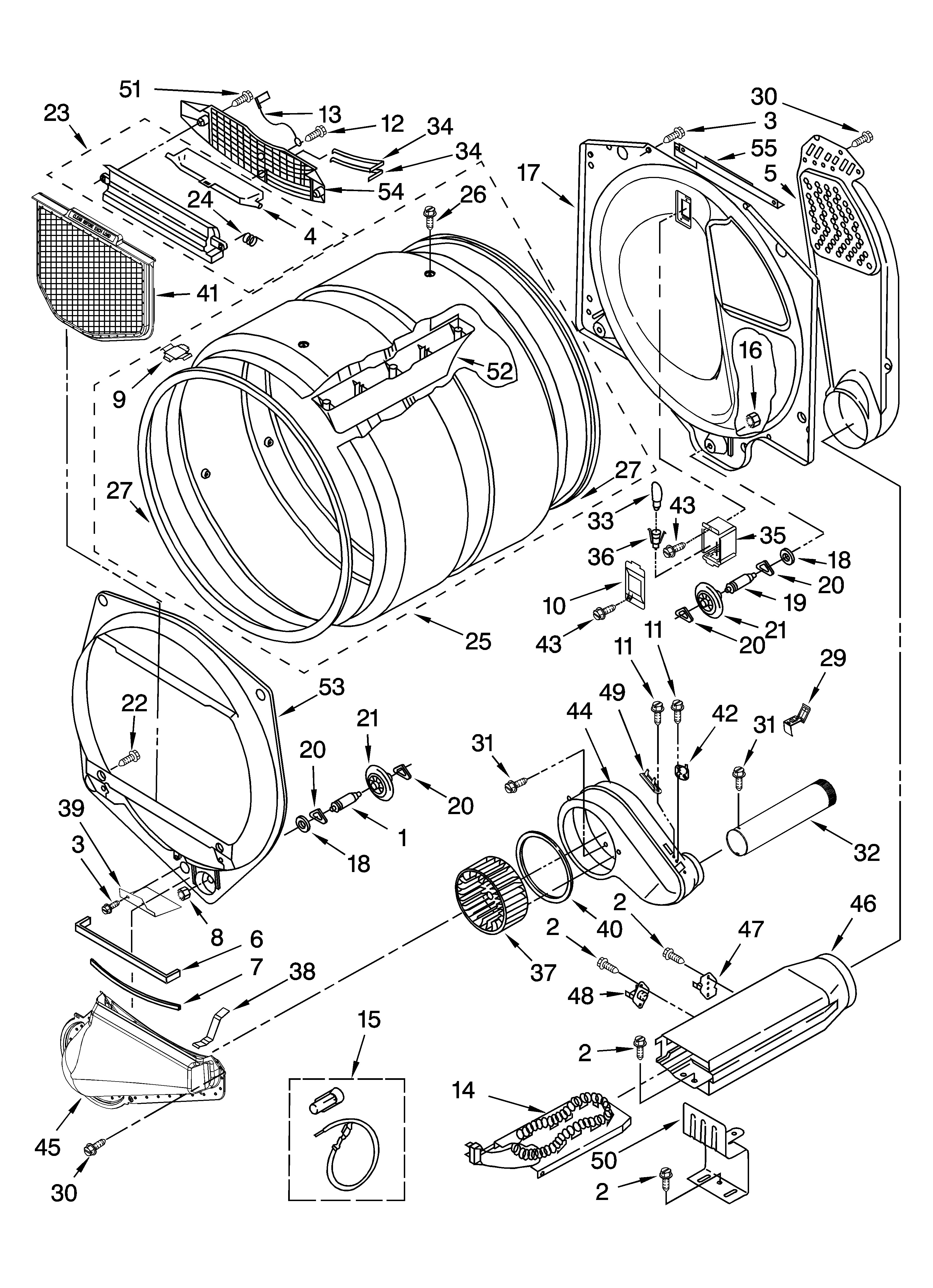 Bulkhead parts, optional parts (not included)