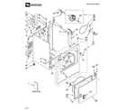 Maytag MED5805TW1 cabinet parts diagram