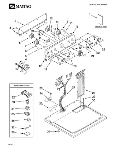 Top and console parts