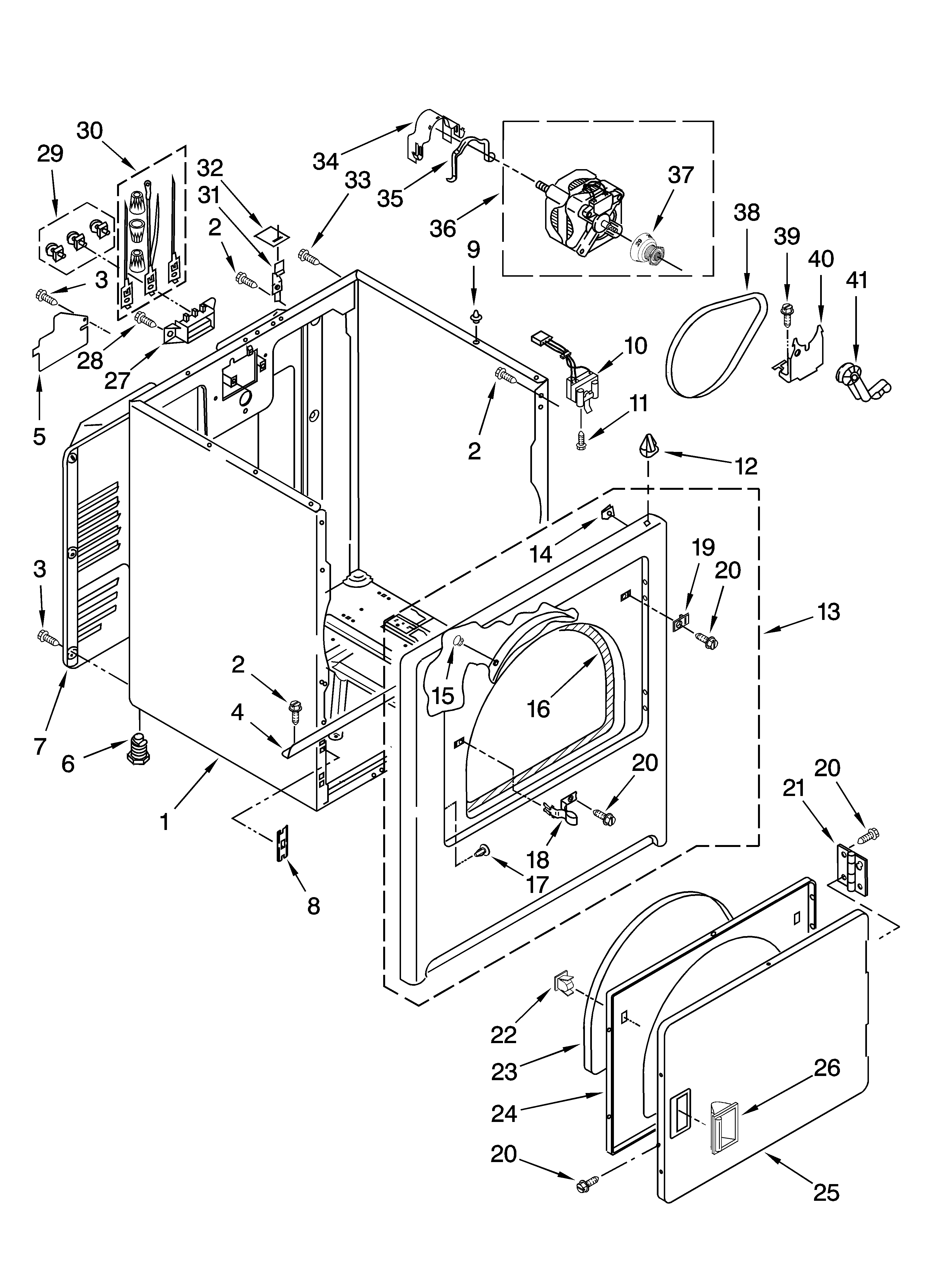Cabinet parts