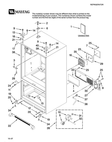 Cabinet parts
