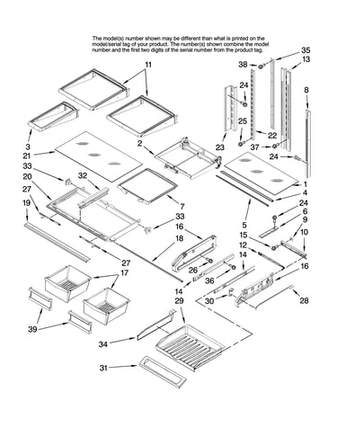 Shelf parts