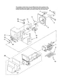 Motor and ice container parts