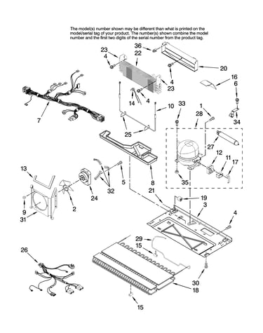 Unit parts, optional parts (not included)
