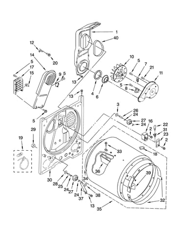 Bulkhead parts, optional parts (not included)