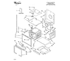 Whirlpool GBD307PRS02 lower oven parts diagram