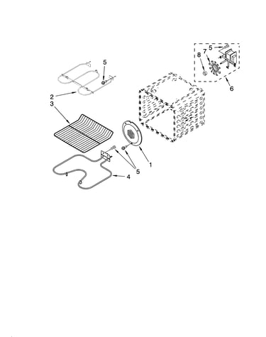 Internal oven parts