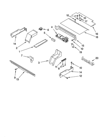 Top venting parts, optional parts (not included)
