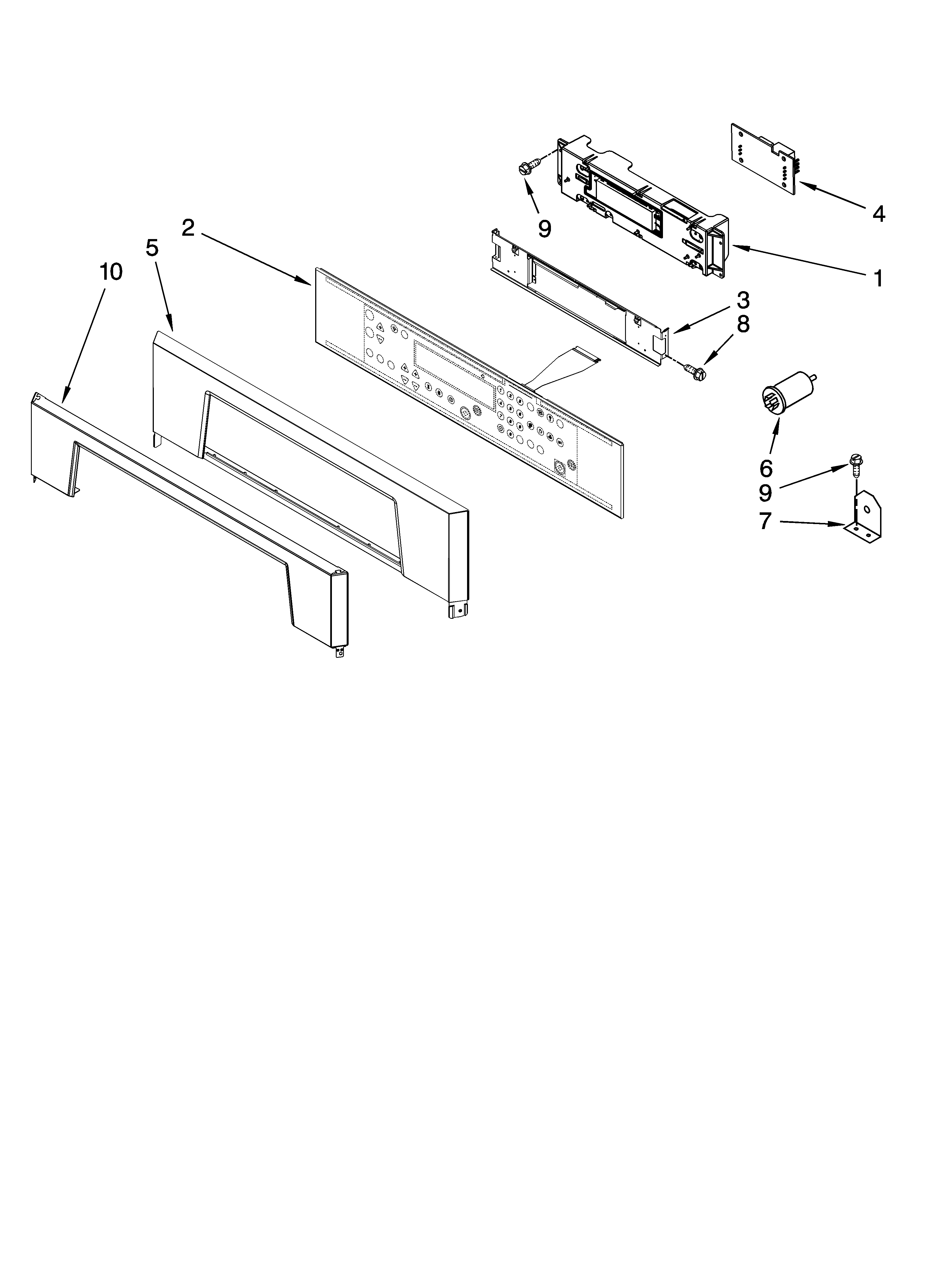 Control panel parts