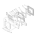 Oven door parts