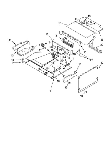 Top venting parts, optional parts (not included)