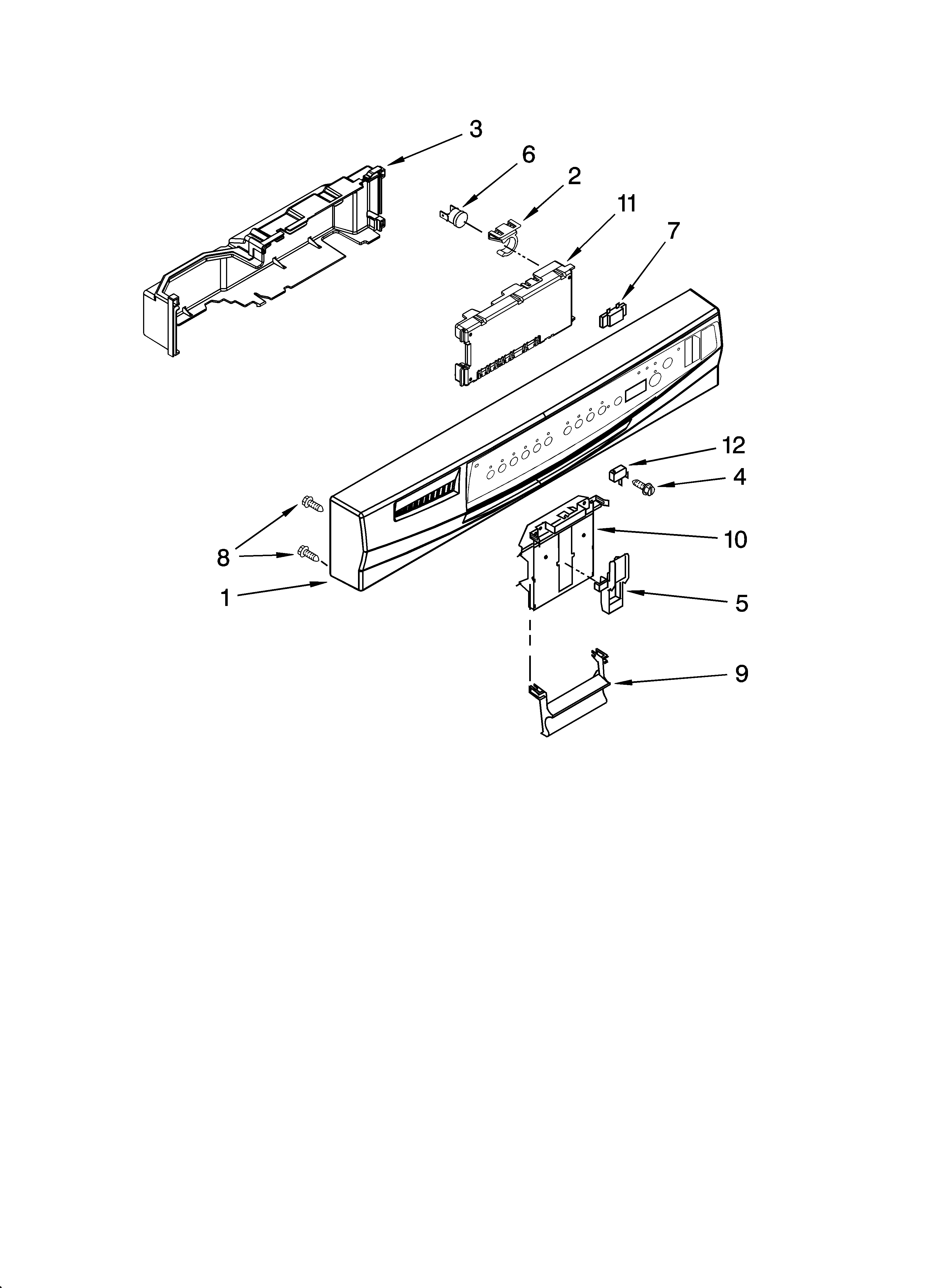 Control panel parts