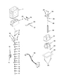 Motor and ice container parts