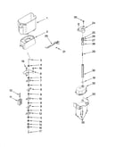 Motor and ice container parts