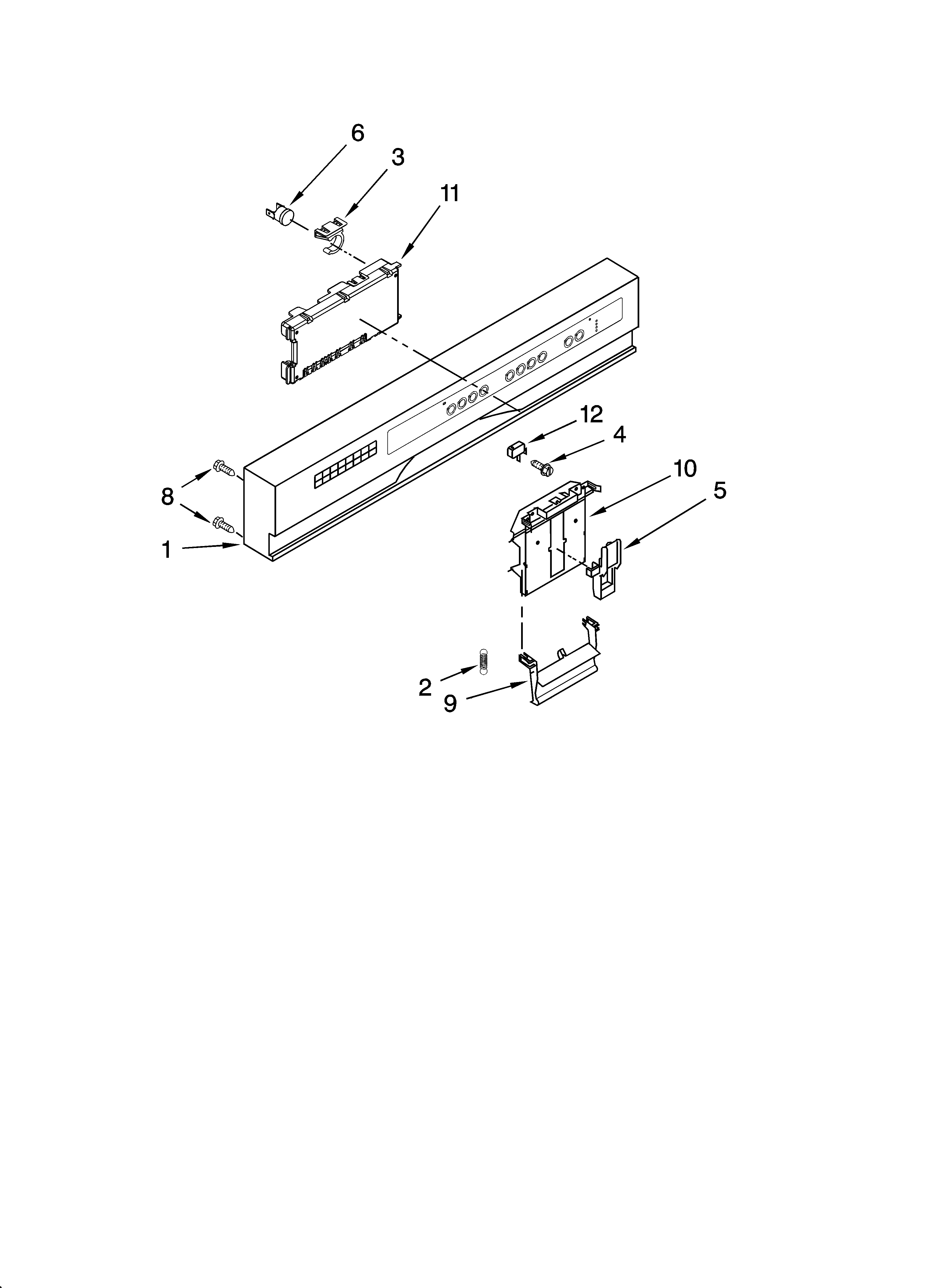 Control panel parts