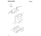 KitchenAid KUDK03FTWH2 door and panel parts diagram