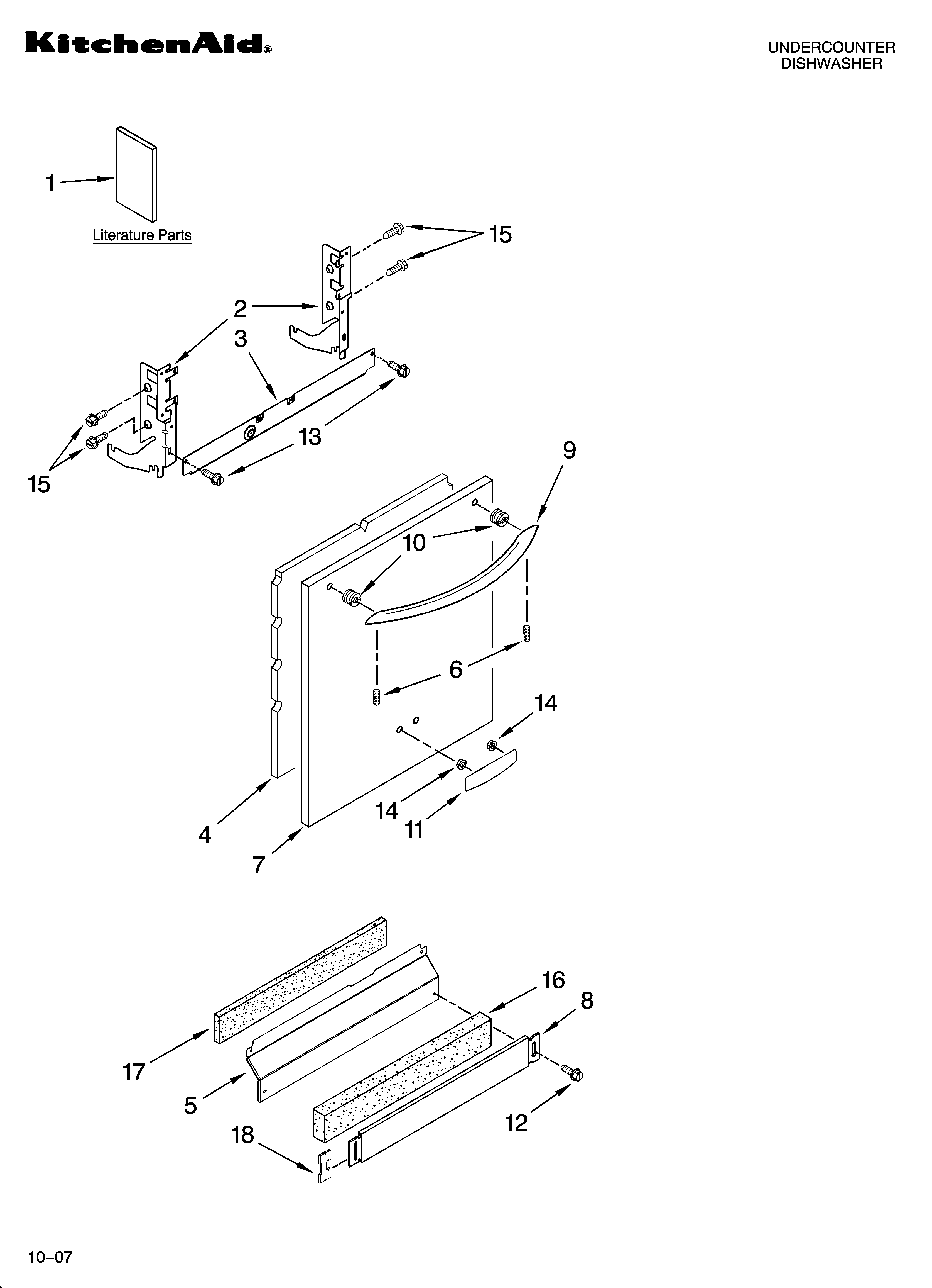 Door and panel parts
