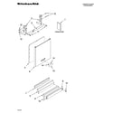 KitchenAid KUDK03ITWH2 door and panel parts diagram