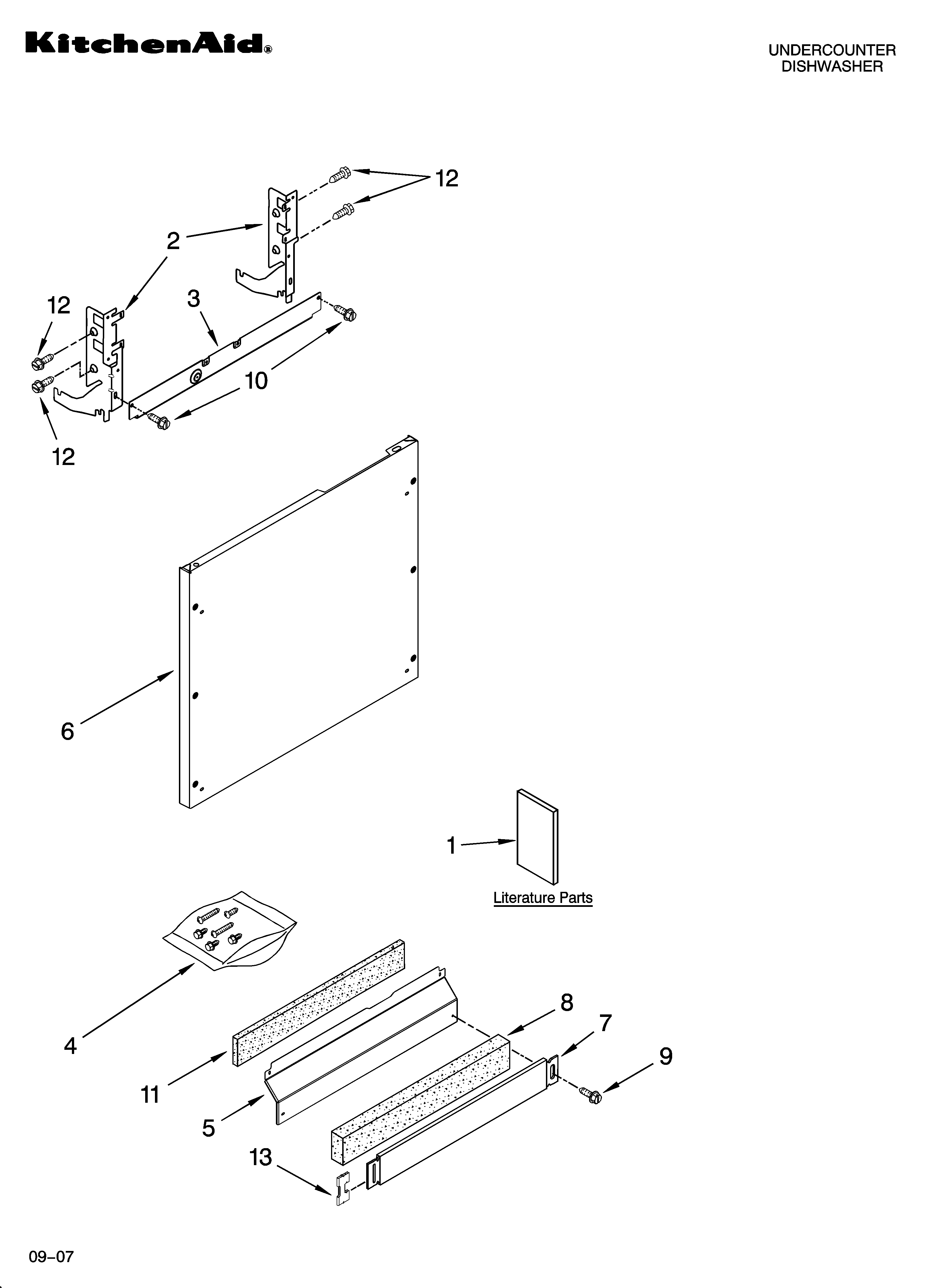 Door and panel parts