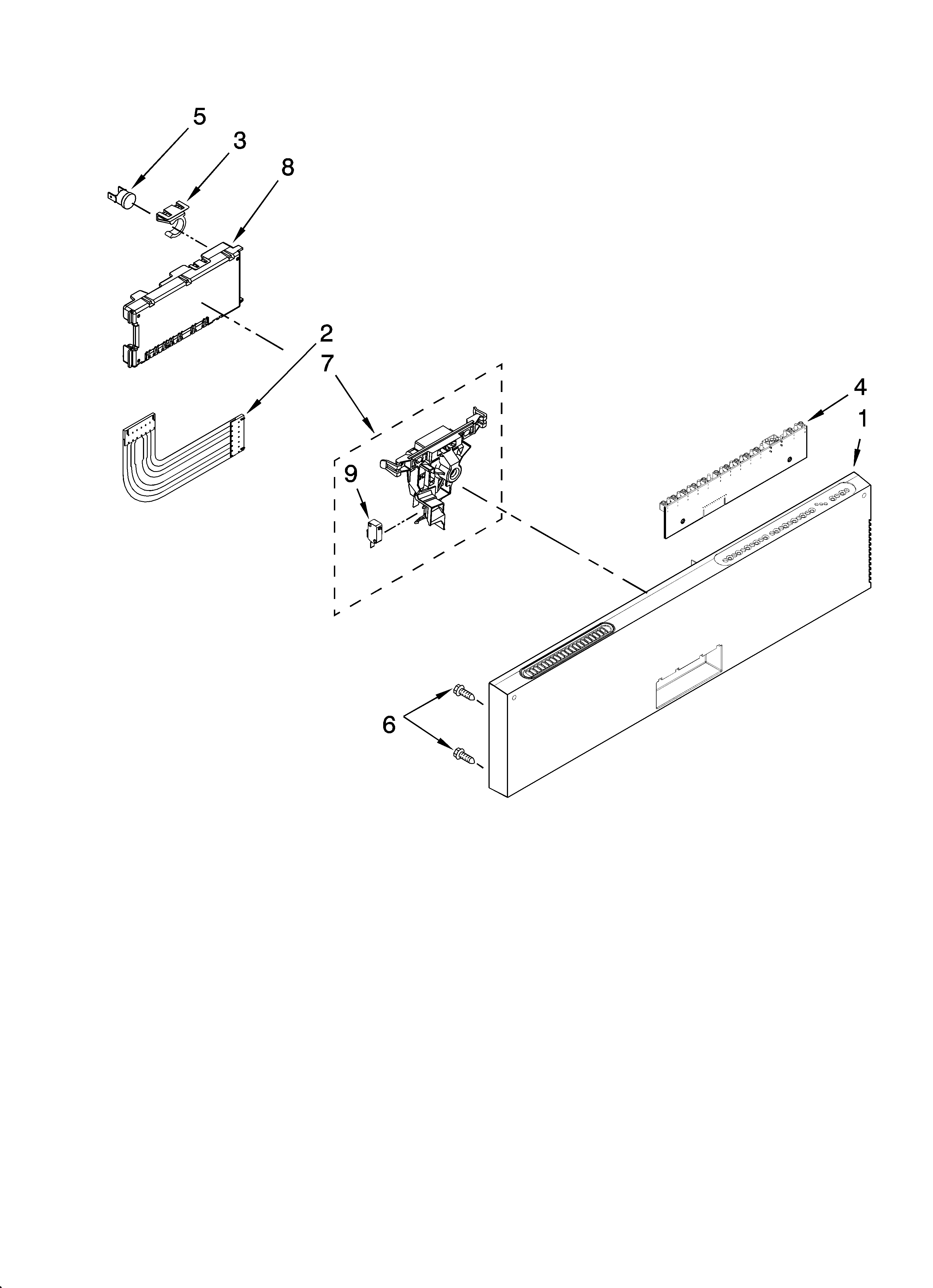 Control panel parts