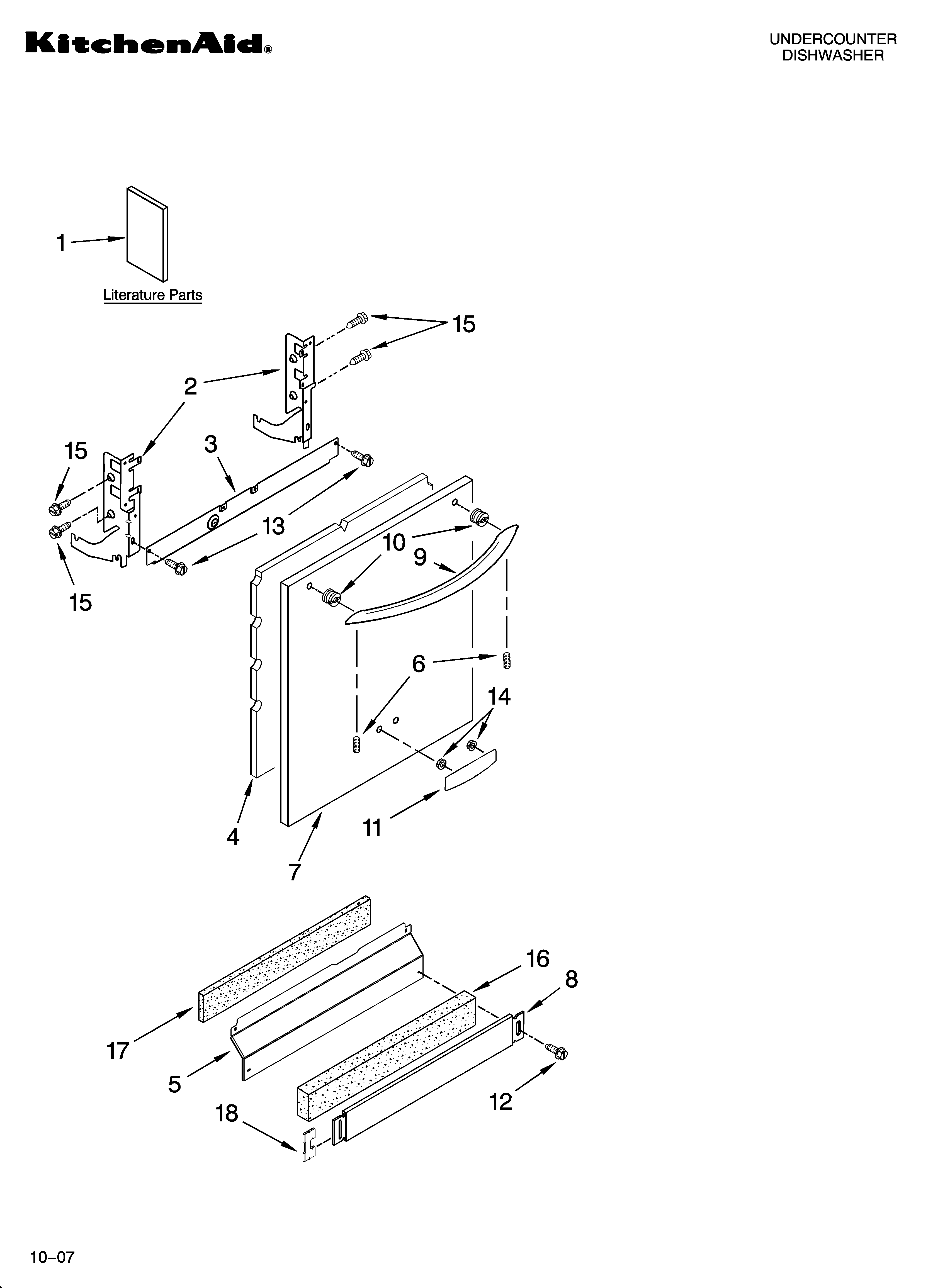 Door and panel parts