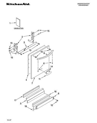Door and panel parts