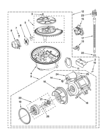 Pump and motor parts