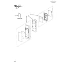 Whirlpool MH1170XSQ2 control panel parts diagram
