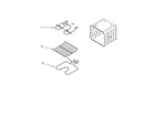 Whirlpool RBD245PRS01 internal oven parts diagram