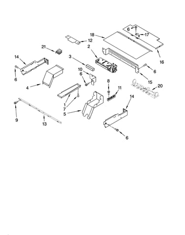 Top venting parts, optional parts (not included)