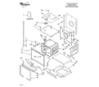 Whirlpool RBD275PRS01 lower oven parts diagram