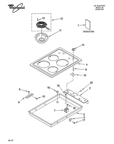 Cooktop parts