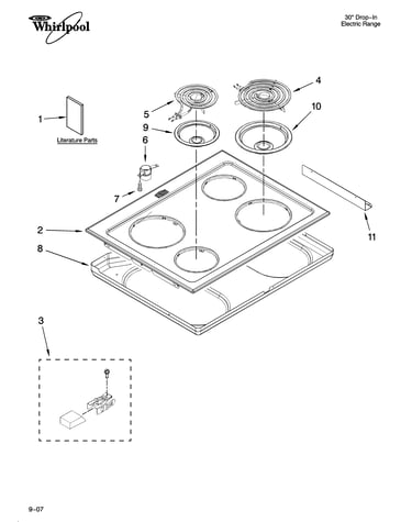 Cooktop parts