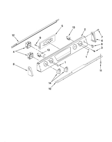 Control panel parts