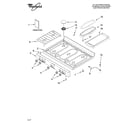 Whirlpool SF216LXSQ1 cooktop parts diagram