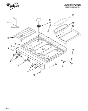 Cooktop parts