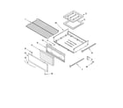 Whirlpool SF216LXSM1 oven & broiler parts diagram