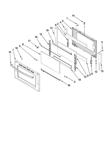 Door parts, optional parts (not included)