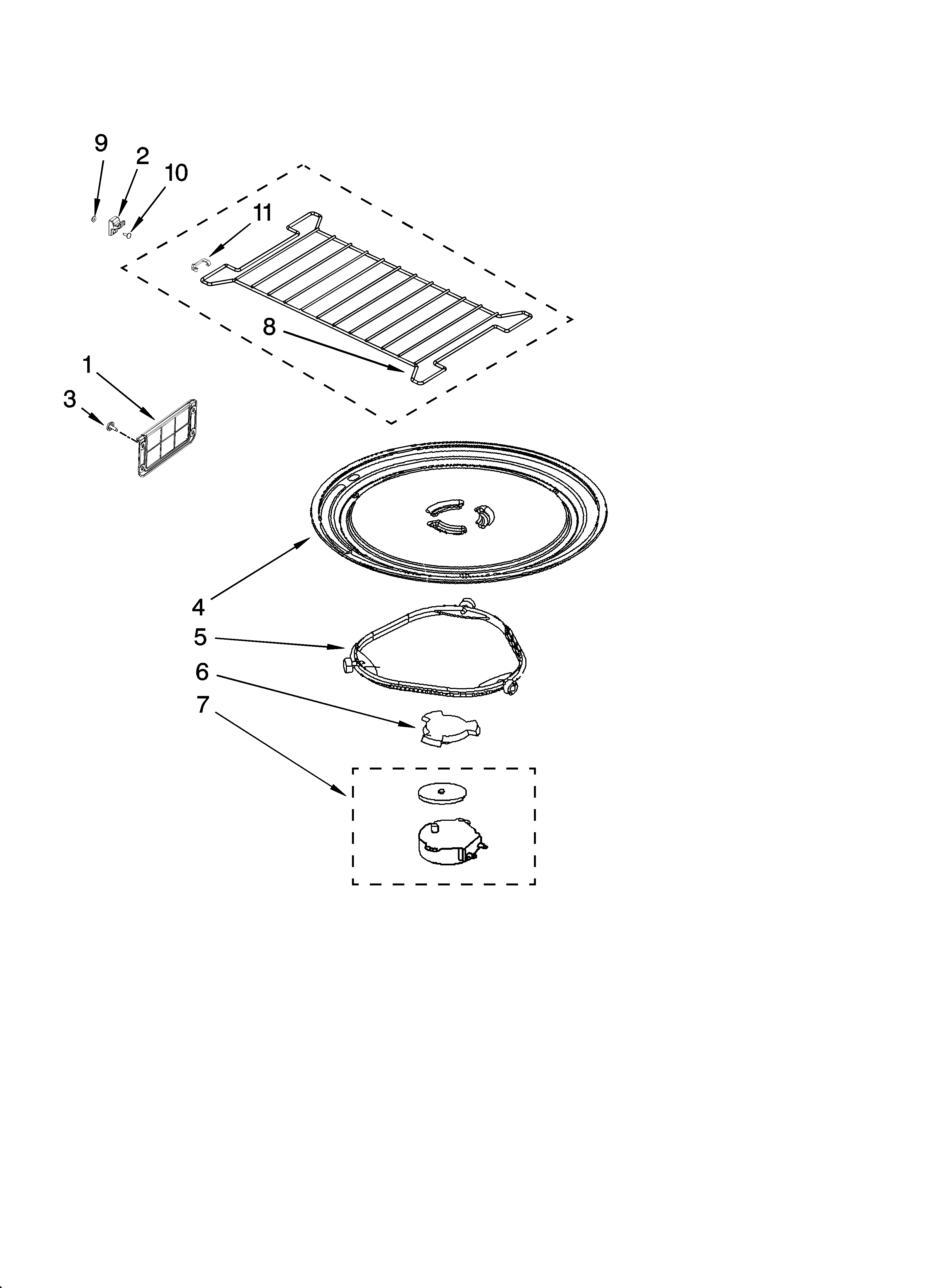 Turntable parts
