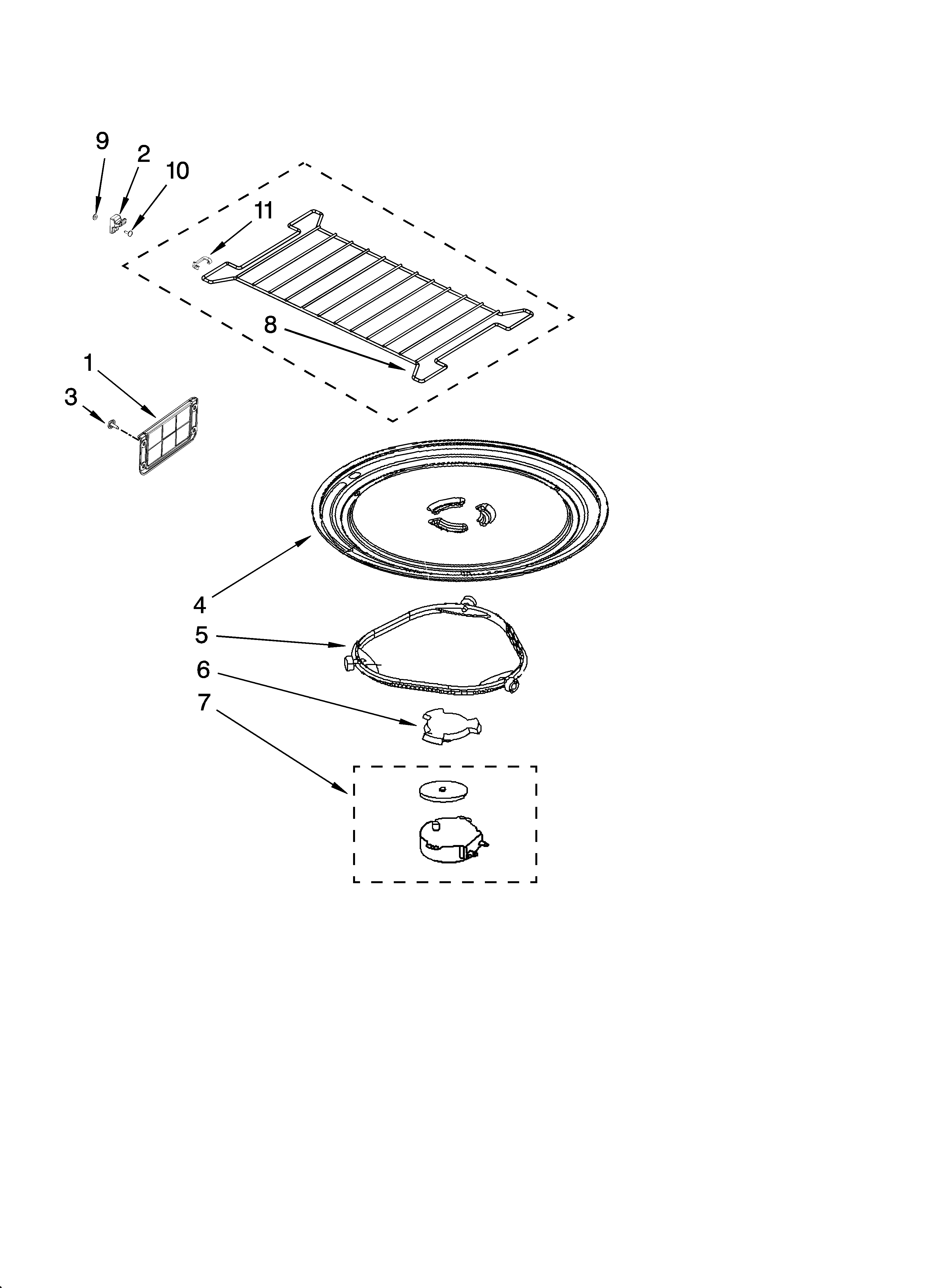 Turntable parts