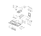 Whirlpool YMH2175XSS1 interior and ventilation parts diagram